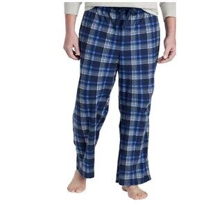 2 Pair Nautical Lounge Pants Medium Plaid Cozy Soft Fleece Super Soft NWT